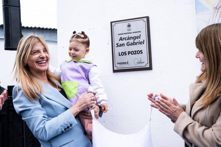 Se inauguró el Jardín Maternal Municipal “Arcángel San Gabriel” en Los Pozos