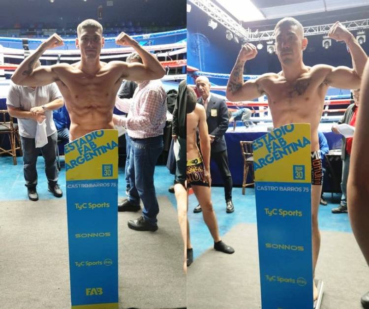 Noche de boxeo en Cañuelas con los hermanos Daneff como protagonistas