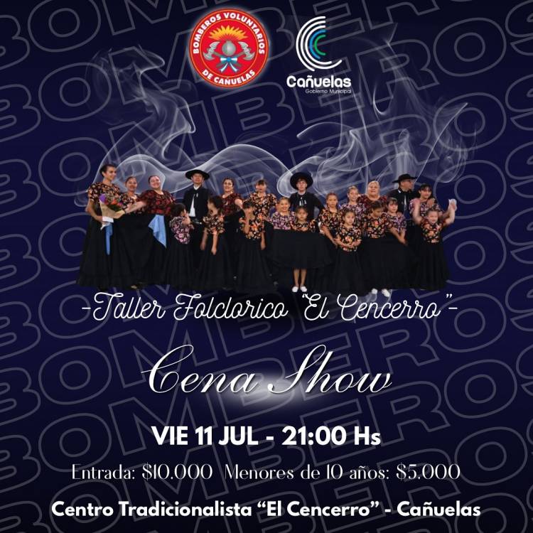 Cena solidaria en El Cencerro para los Bomberos Voluntarios de Cañuelas