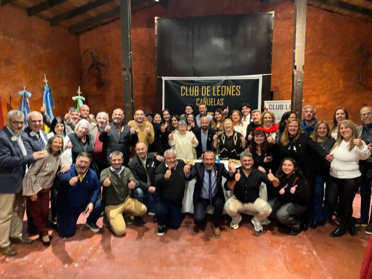 Cambio de autoridades del Club de Leones de Cañuelas y del Club Leo “Los Tamberos
