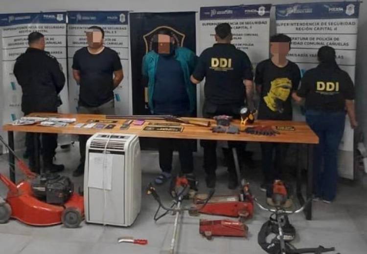 Cayó una banda que realizó dos entraderas en Cañuelas