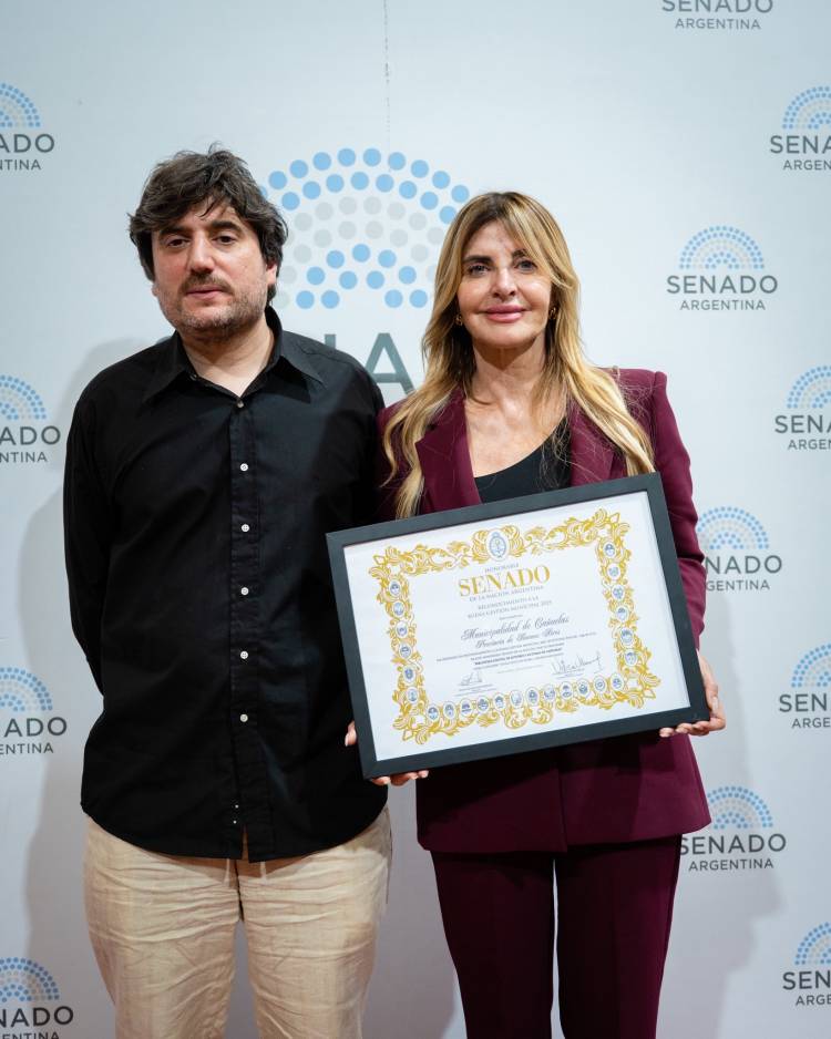 EL MUNICIPIO DE CAÑUELAS OBTUVO EL RECONOCIMIENTO DEL SENADO NACIONAL A LA BUENA GESTIÓN MUNICIPAL