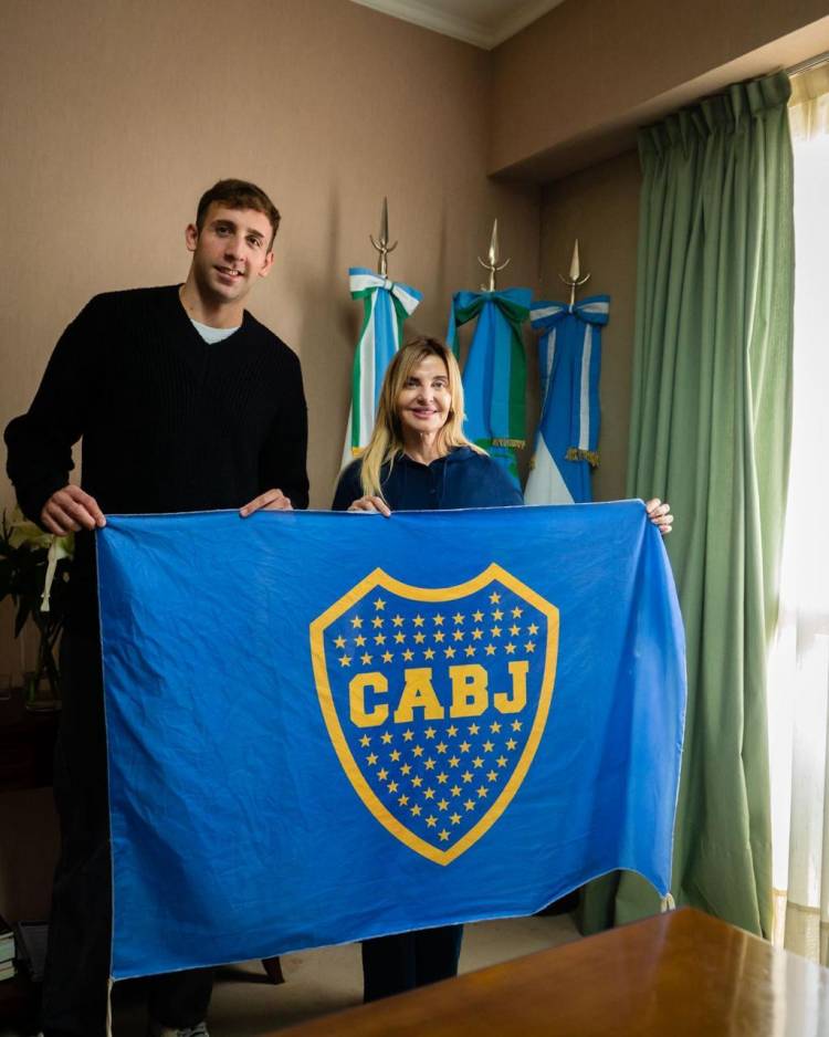 MARISA FASSI RECIBIÓ A AGUSTÍN “PIPI” BARREIRO, CAMPEÓN DE AMÉRICA