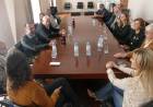 Visita de autoridades del Club de Leones Internacional para inaugurar obra en el Marzetti