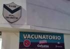 El Club San Martín será la nueva sede de vacunación