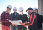 Fassi visitó la obra de la sede de la Universidad de Morón