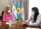 La intendenta Marisa Fassi recibió a la deportista Florencia Moreno