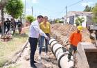 Junto al Ministro de Infraestructura, Marisa Fassi recorrió obras en el distrito