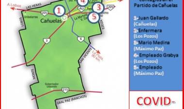 COVID-19: un vecino de Máximo Paz se suma como un nuevo caso positivo en Cañuelas