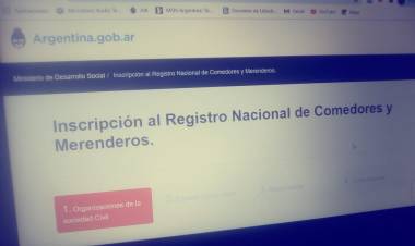 Inscripción al Registro Nacional de Comedores y Merenderos