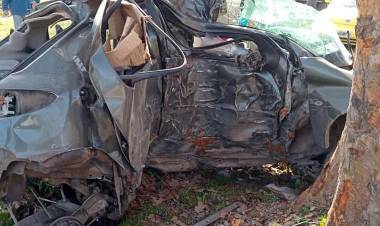 Despiste con choque y muerte a la salida de la trágica curva de SMATA