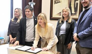 Marisa Fassi firmó nuevo convenio leasing con Kicillof y Cuattromo 