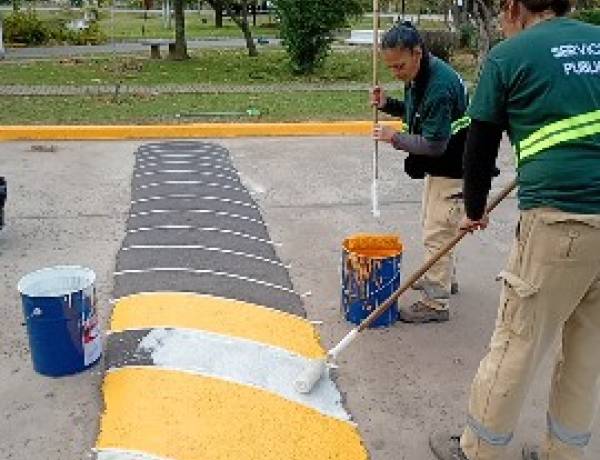 Servicios Públicos continúa con trabajos de mantenimiento y mejoras en distintos barrios y localidades