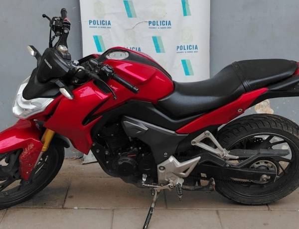 Recuperaron en Cañuelas una moto robada en Lobos