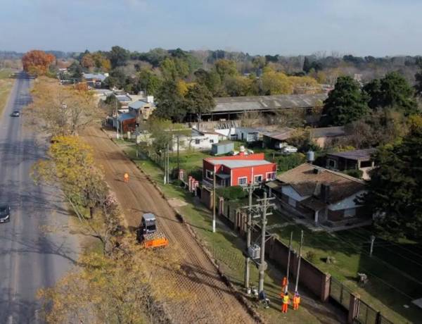 Avanza a paso firme la repavimentación de la Ruta Provincial 205