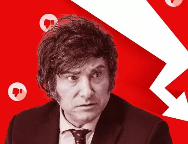 La aprobación de la gestión de Milei cae al 31,4%, casi 6 de cada 10 desaprueban su gestión y ningún opositor lo capitaliza