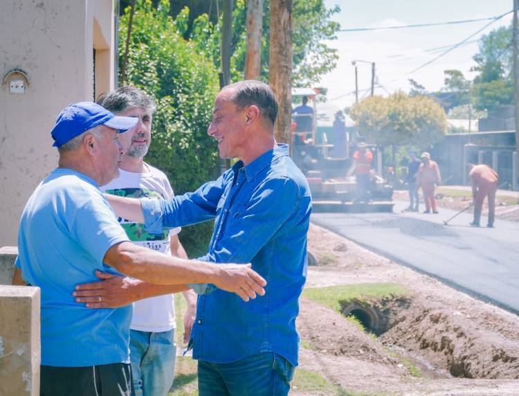 Se completaron en Cañuelas las primeras 45 nuevas cuadras de asfalto