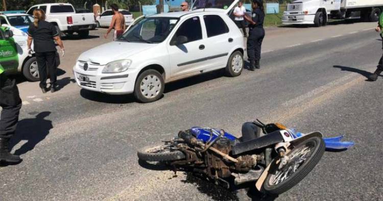 Accidente fatal enfrente a la parrilla "Lo de Beto"