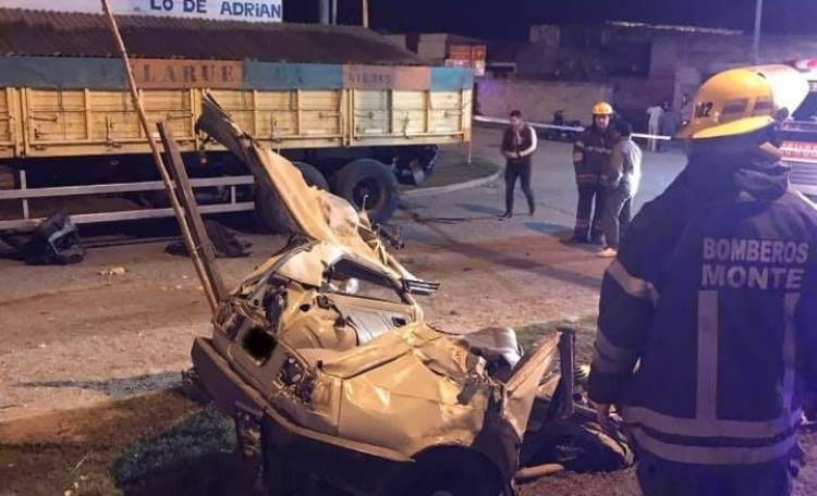 Trágico accidente en Monte: mueren 4 jóvenes, 3 de ellos de apenas 13 años