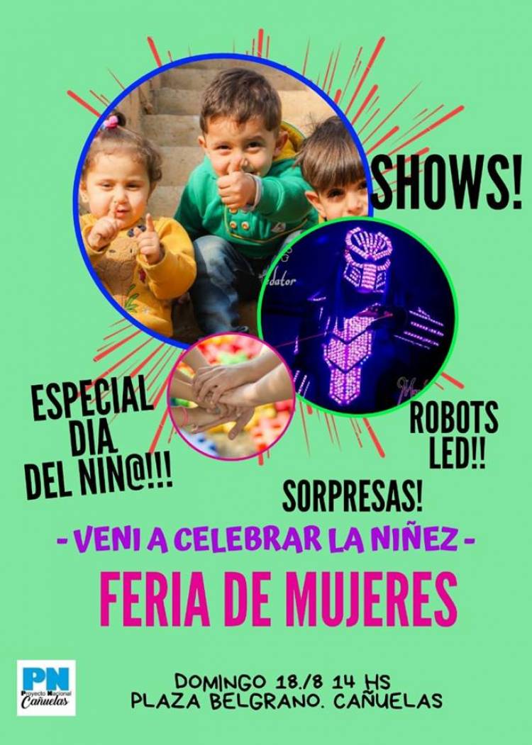Edición especial de la "Feria de Mujeres" por el Día del Niño