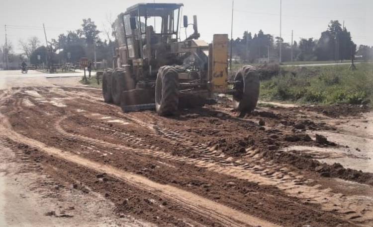 Trabajo de mantenimiento en el centro y barrios de Cañuelas