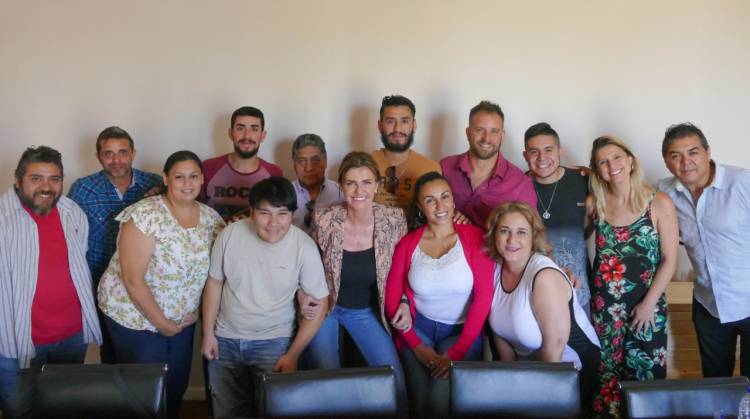 Marisa Fassi estuvo con los ganadores del pre Cosquín 2020 sede Cañuelas