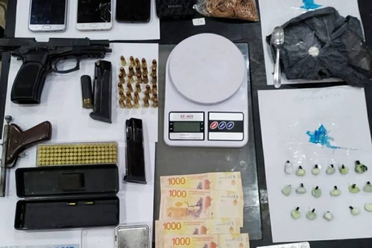 Espectacular operativo antidrogas en la madrugada de Cañuelas