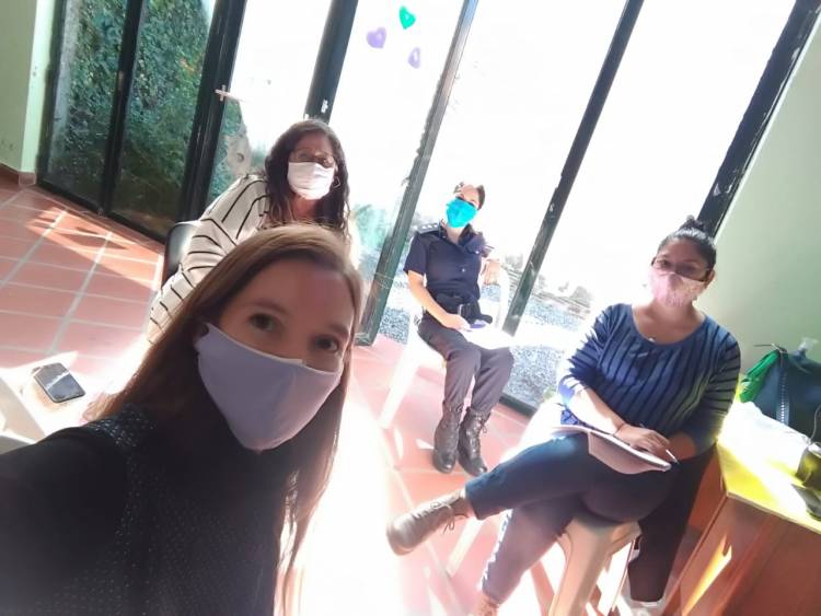 Capacitación sobre el uso de tobilleras en casos de violencia de género