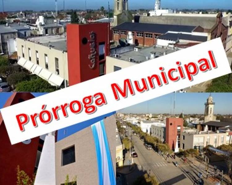 Prórroga para el pago anual de Tasa de Servicios Generales