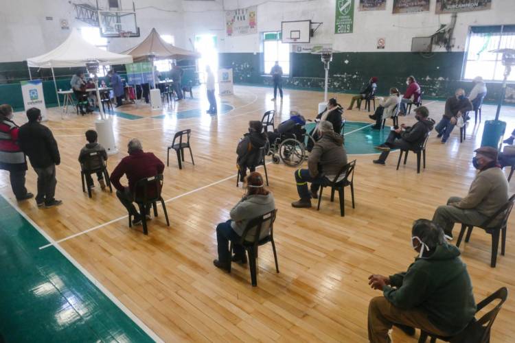 Se desarrolló una nueva jornada de vacunación en el Club Juventud