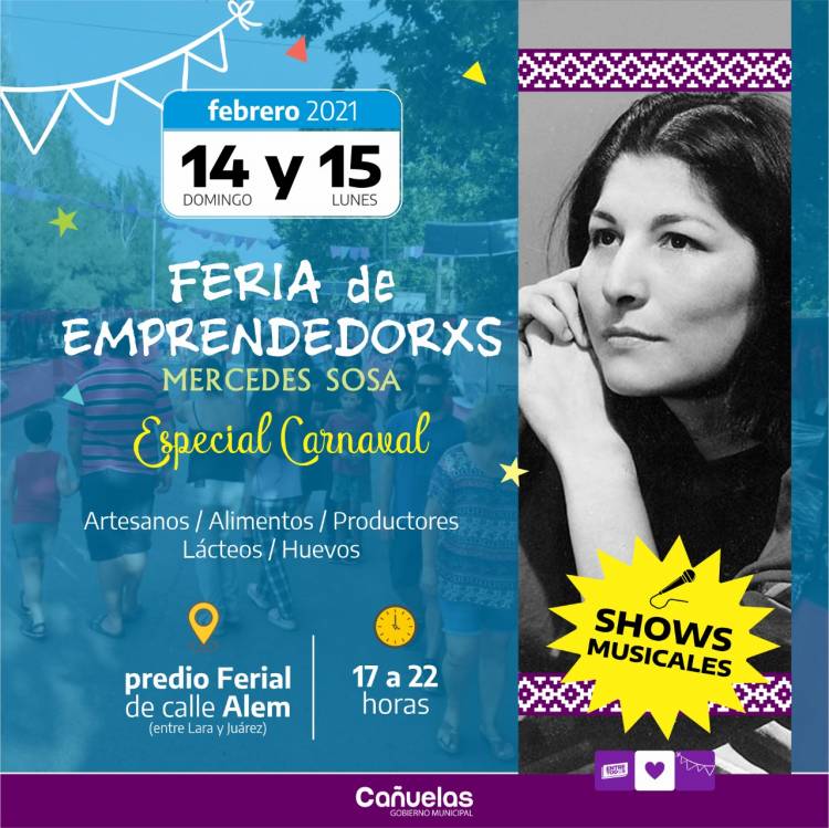 Edición de carnaval de la Feria “Mercedes Sosa”