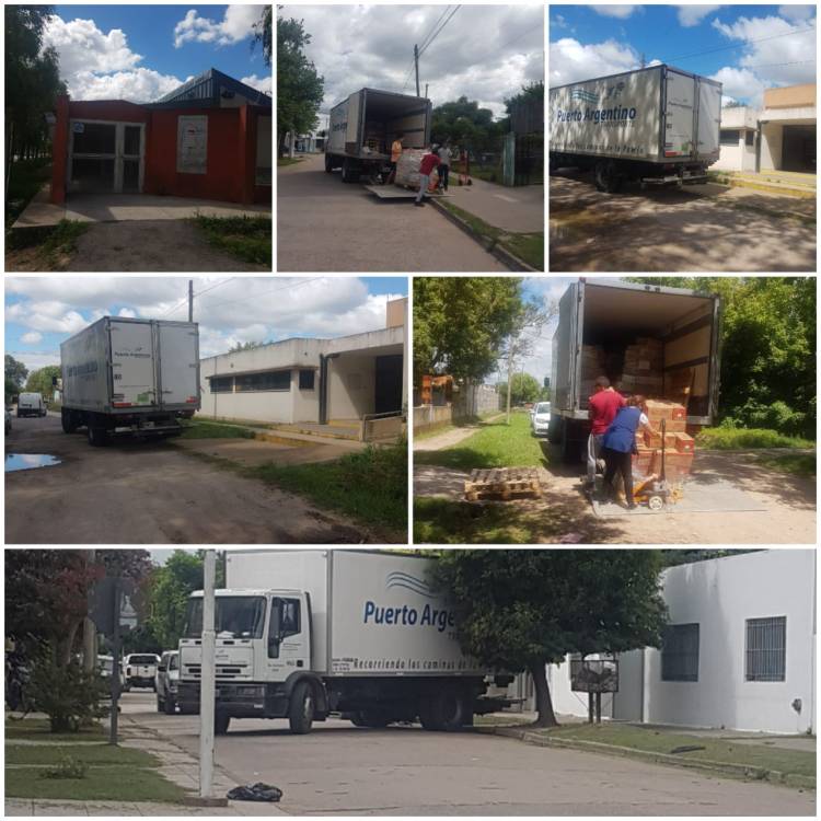 Comenzó la entrega de módulos alimentarios en las escuelas