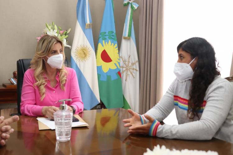La intendenta Marisa Fassi recibió a la deportista Florencia Moreno