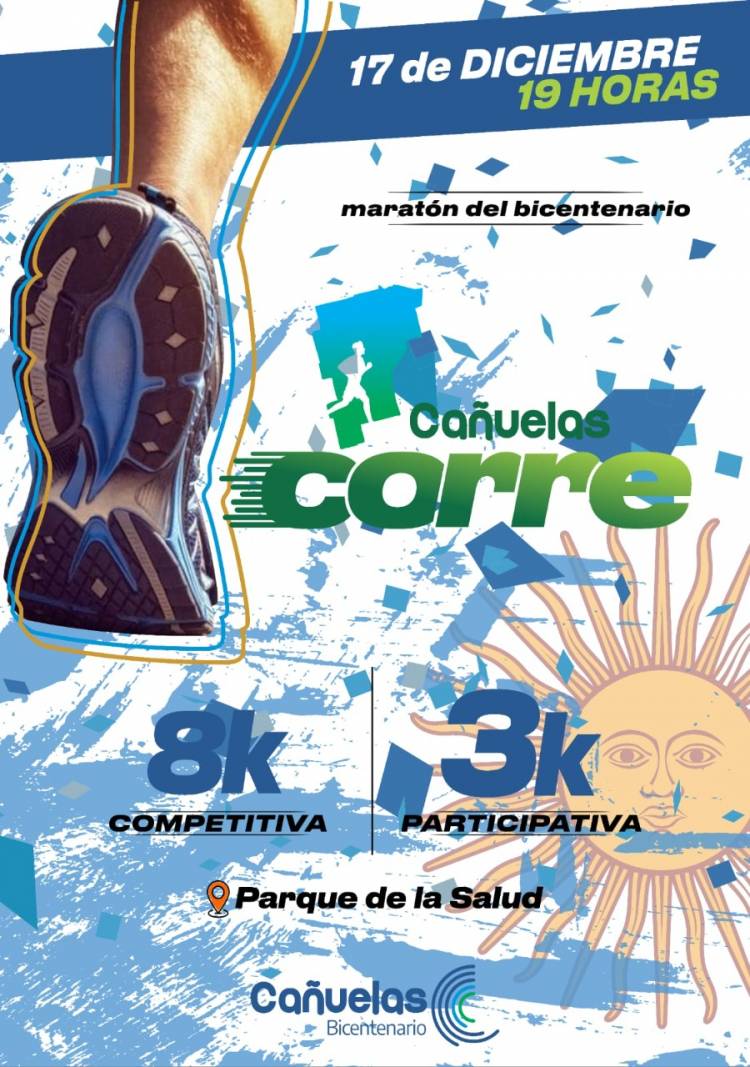 Se viene la Maratón del Bicentenario: Cañuelas corre 8K y 3K