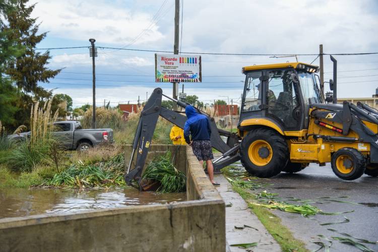 El Municipio coordinó todas las acciones frente al temporal