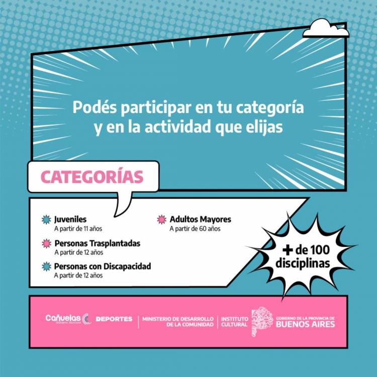 Comenzó la inscripción para los Juegos Bonaerenses 2024 en el municipio de Cañuelas