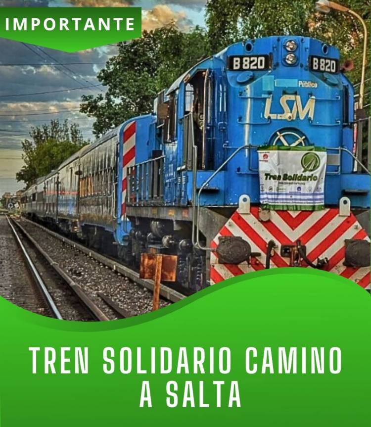 NUEVA PARTIDA DEL TREN SOLIDARIO 